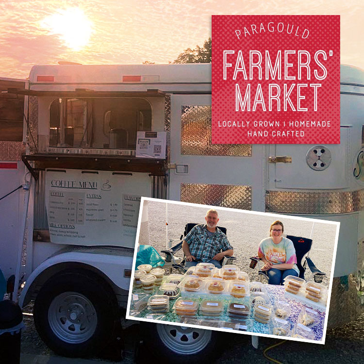 Come see us every Saturday at the Paragould Farmers' Market!